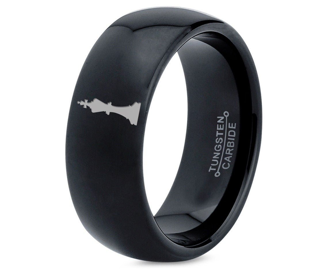 Chess King Wedding Rings | Chess Jewelry Ring | Mens Tungsten Rings | Gifts For Her | Gifts For Him | Engagement Gifts | Free Shipping