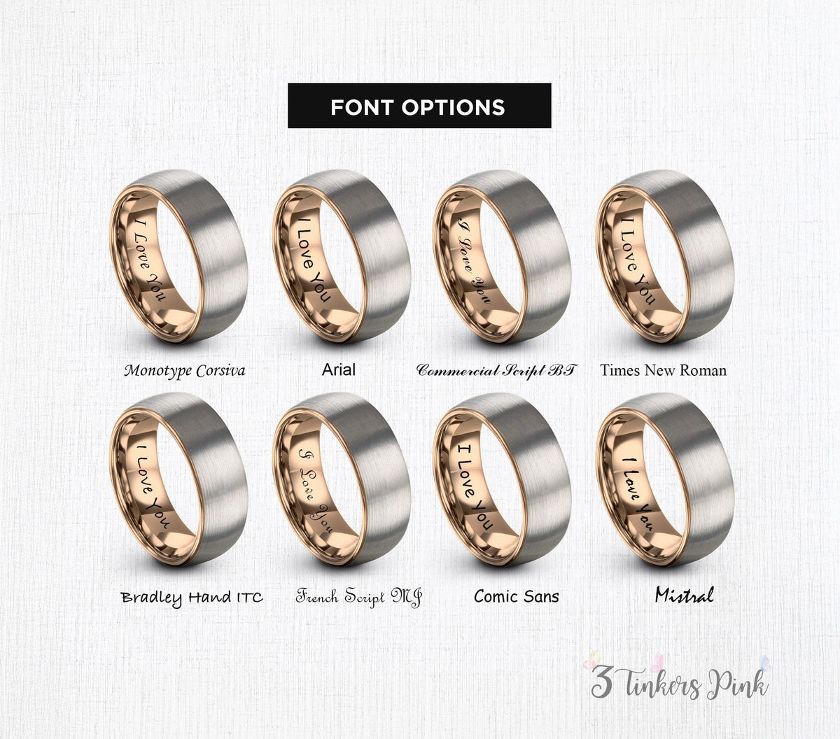 Mens Wedding Band Tungsten,Wedding Wedding Bands,Nerdy Wedding Bands,Silver Rose Ring,Mens Wedding Band Silver,Rose Gold Mens Wedding Band,8