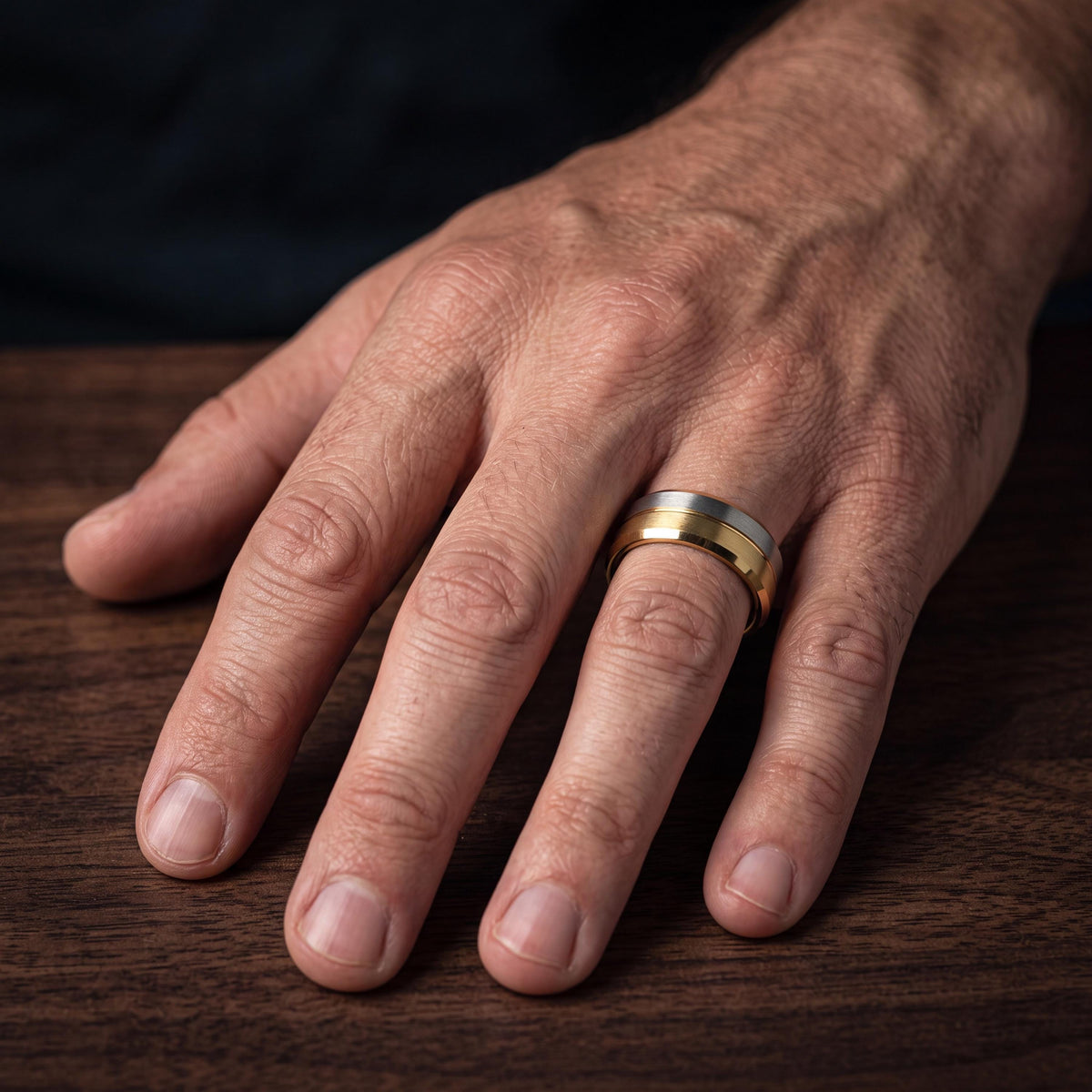 Tungsten Wedding Band,Wedding Bands Women Unique,Two Tone Mens Wedding Rings,Tungsten Ring Gold,Silver Promise Ring Men,Gold And Silver Ring
