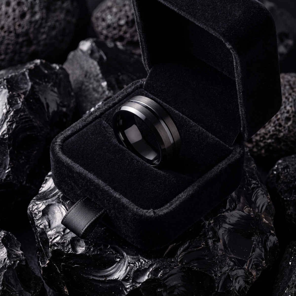 Tungsten Wedding Band,Mens Tungsten Wedding Band,Wedding Bands Women Unique,Enhancer Wedding Band,Black Rings Women,For,Gifts,Anniversary,10