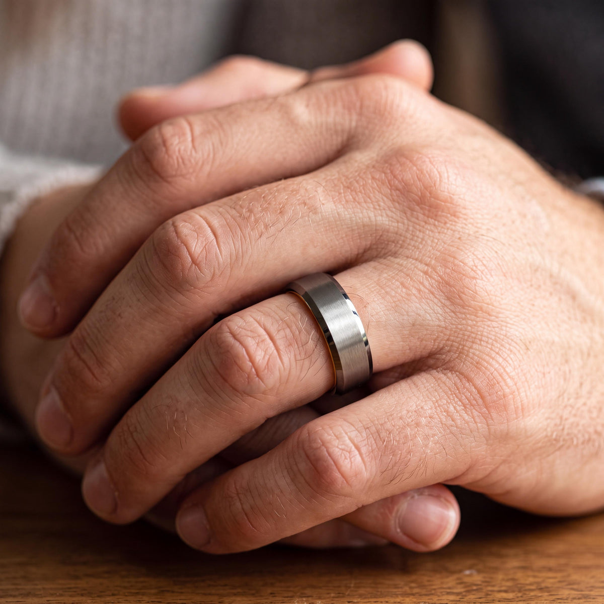 Mens Wedding Band Tungsten,Wedding Ring Set His and Hers,Male Wedding Band,Gunmetal Men Wedding Band,18K Gold Engagement Ring,Silver Ring,10