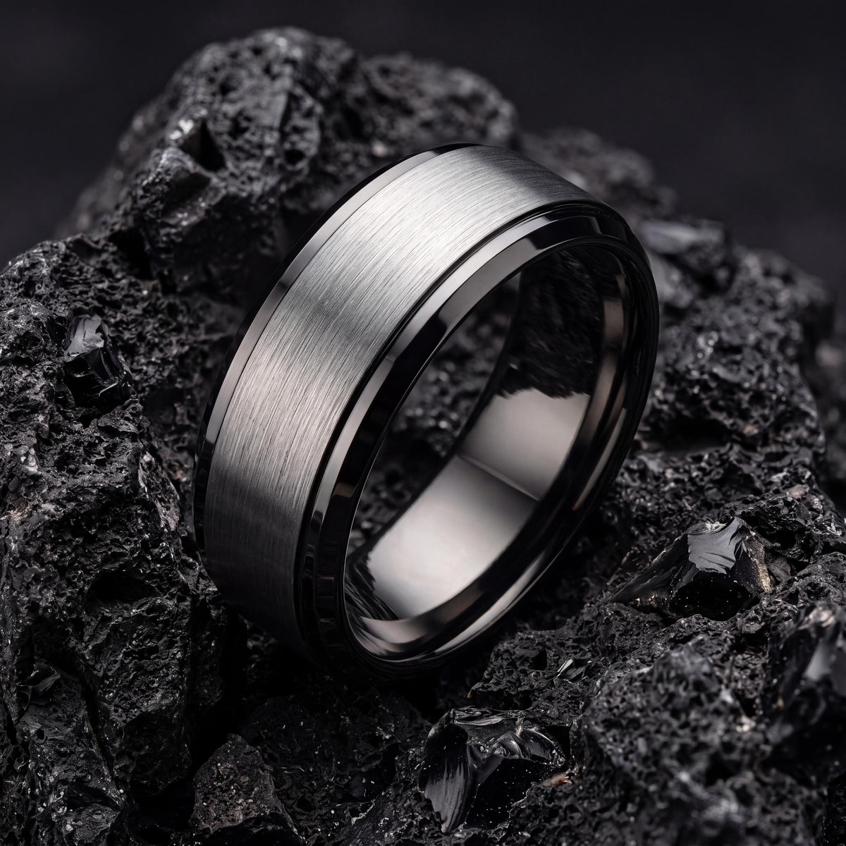 Tungsten Wedding Band,Mens Wedding Band Tungsten,Womens Wedding Bands,Unisex Wedding Ring,Male Wedding Band Gunmetal 6mm,Silver Wedding Ring