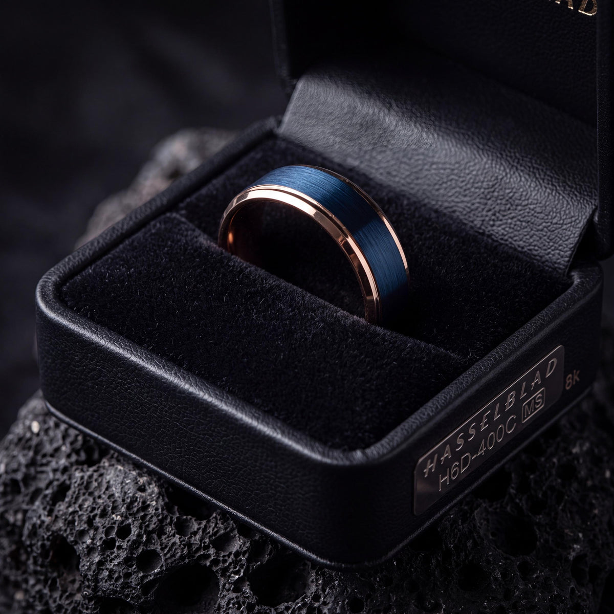 Tungsten Wedding Band,Mens Tungsten Wedding Band,Wedding Bands Women Unique,Male Wedding Band,Rose Gold Cursive Letters,Dusty Blue Wedding,8