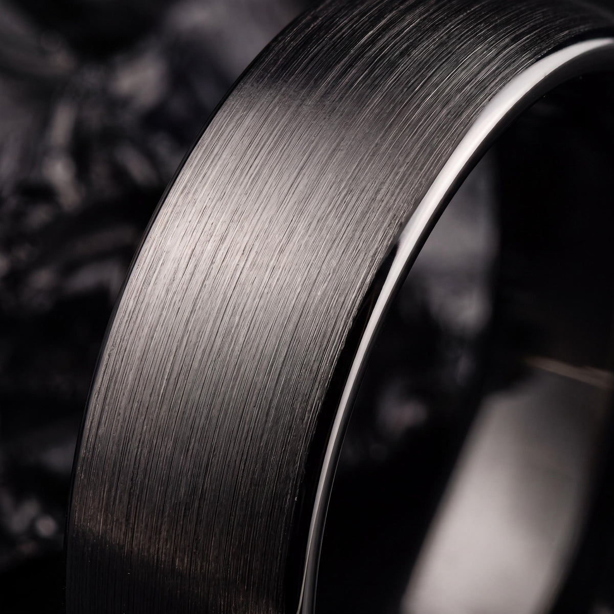 Wedding Band,Mens Tungsten Wedding Band,Matching Wedding Bands His and Hers,Wedding Band Set His and Hers Unique,Gunmetal Men Wedding Band,8