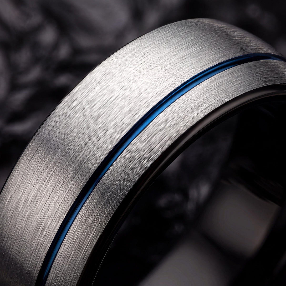 Wedding Bands,Mens Tungsten Wedding Band,His and Hers Wedding Bands,Personalized Wedding,Silver Band,Black Wedding Ring,Blue Wedding Ring,10