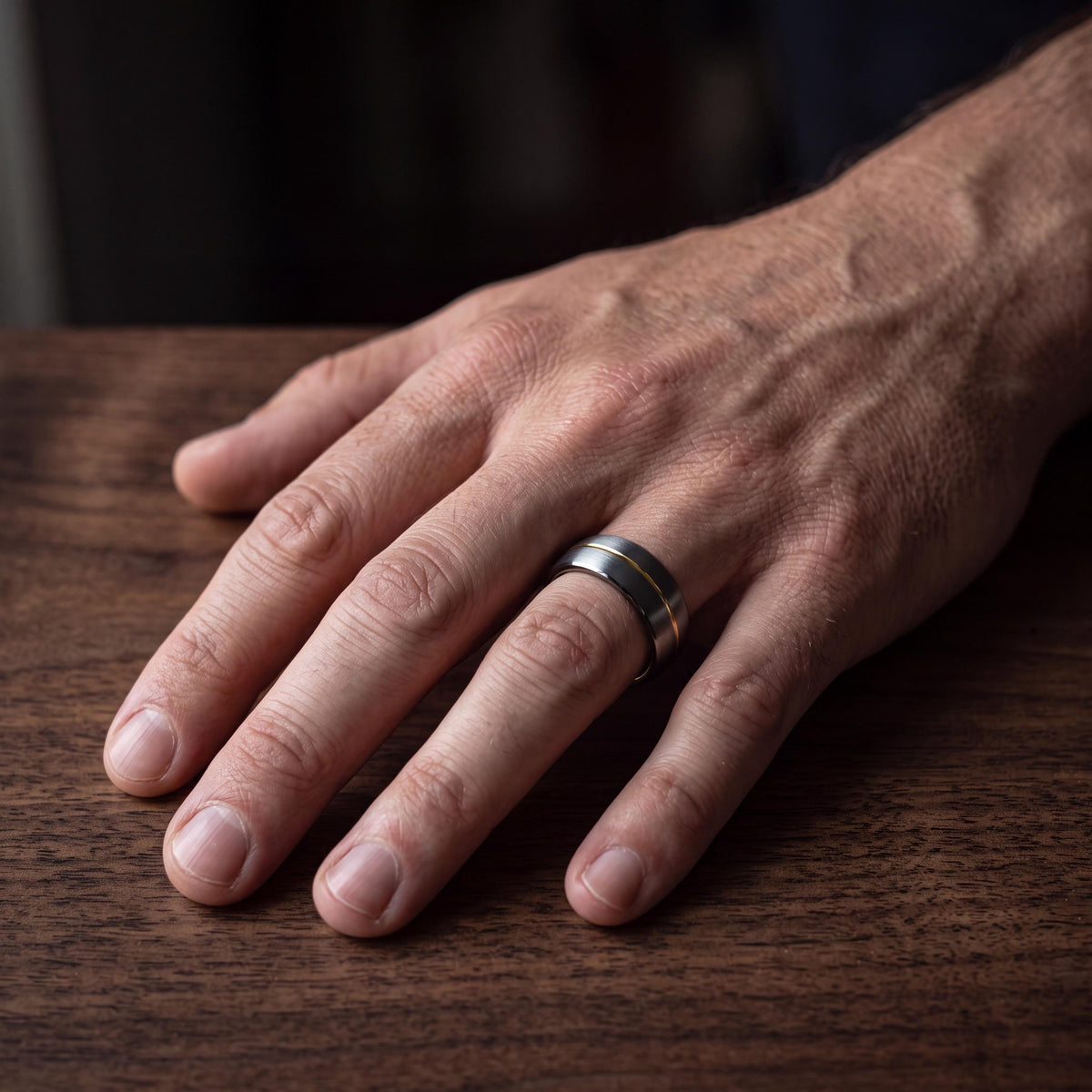 Wedding Ring,Tungsten Wedding Band,Unique Mens Wedding Band,Dainty Wedding Band,Gunmetal Men Wedding Band,Thick Gold Ring,Men Silver Ring,10