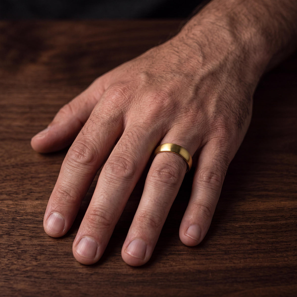 Mens Wedding Band,Mens Wedding Band Tungsten,Wedding Engagement Rings,Wedding Band Set His and Hers Unique,Matte Finish Wedding Band Gold,10