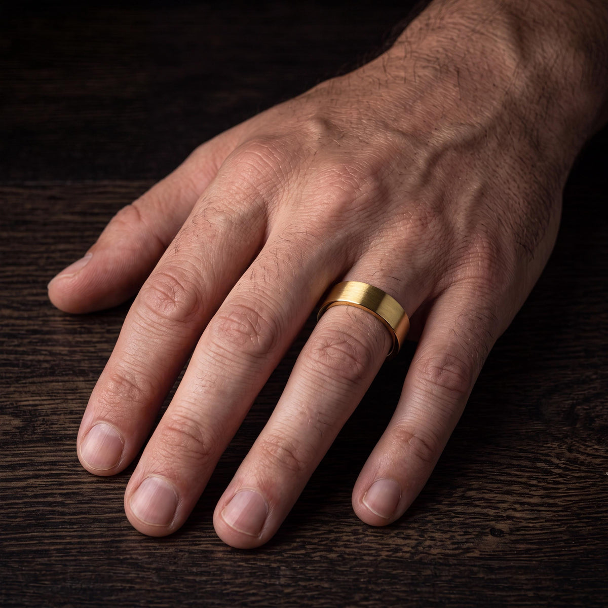 Tungsten Gold Rings For Women - 18K Gold Wedding Band - Personalized Gifts For Men - Birthday Gifts For Her - Christmas Gifts For Him