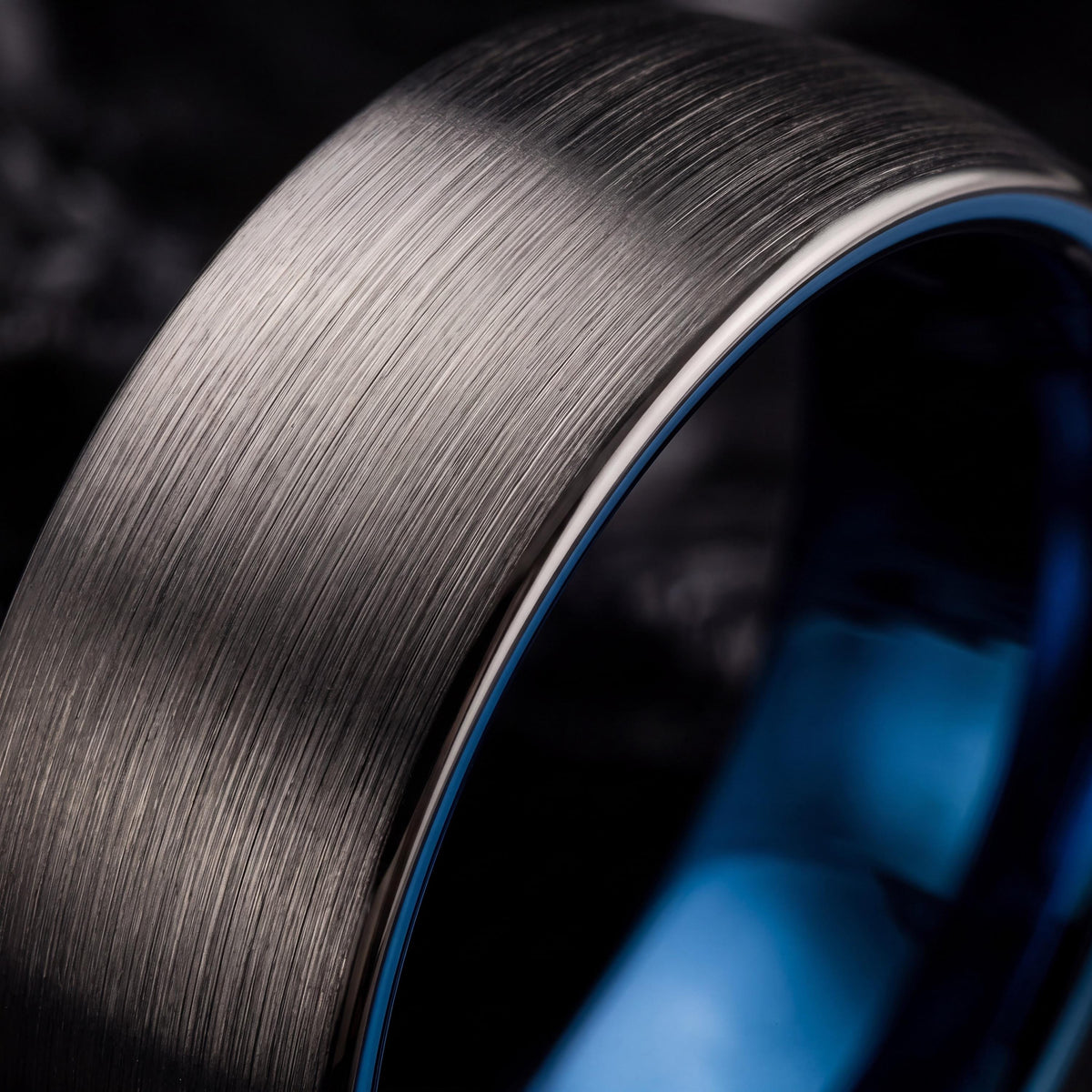 Tungsten Wedding Band,Tungsten Wedding Band,Wedding Wedding Bands,Wide Wedding Bands Women,Male Wedding Band Gunmetal 6mm,Mens Rings Blue,10