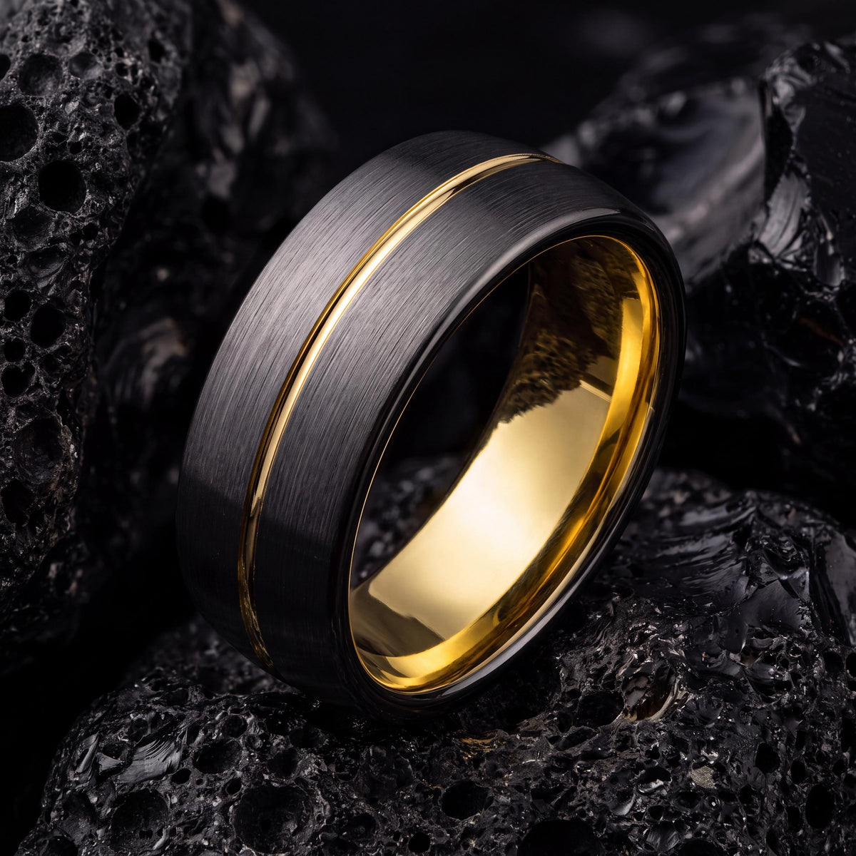 Tungsten Wedding Band,Mens Wedding Band Tungsten,Wedding Wedding Bands,Wedding Band Women Thin,Male Wedding Band Gunmetal 6mm,Gold Jewlery,8