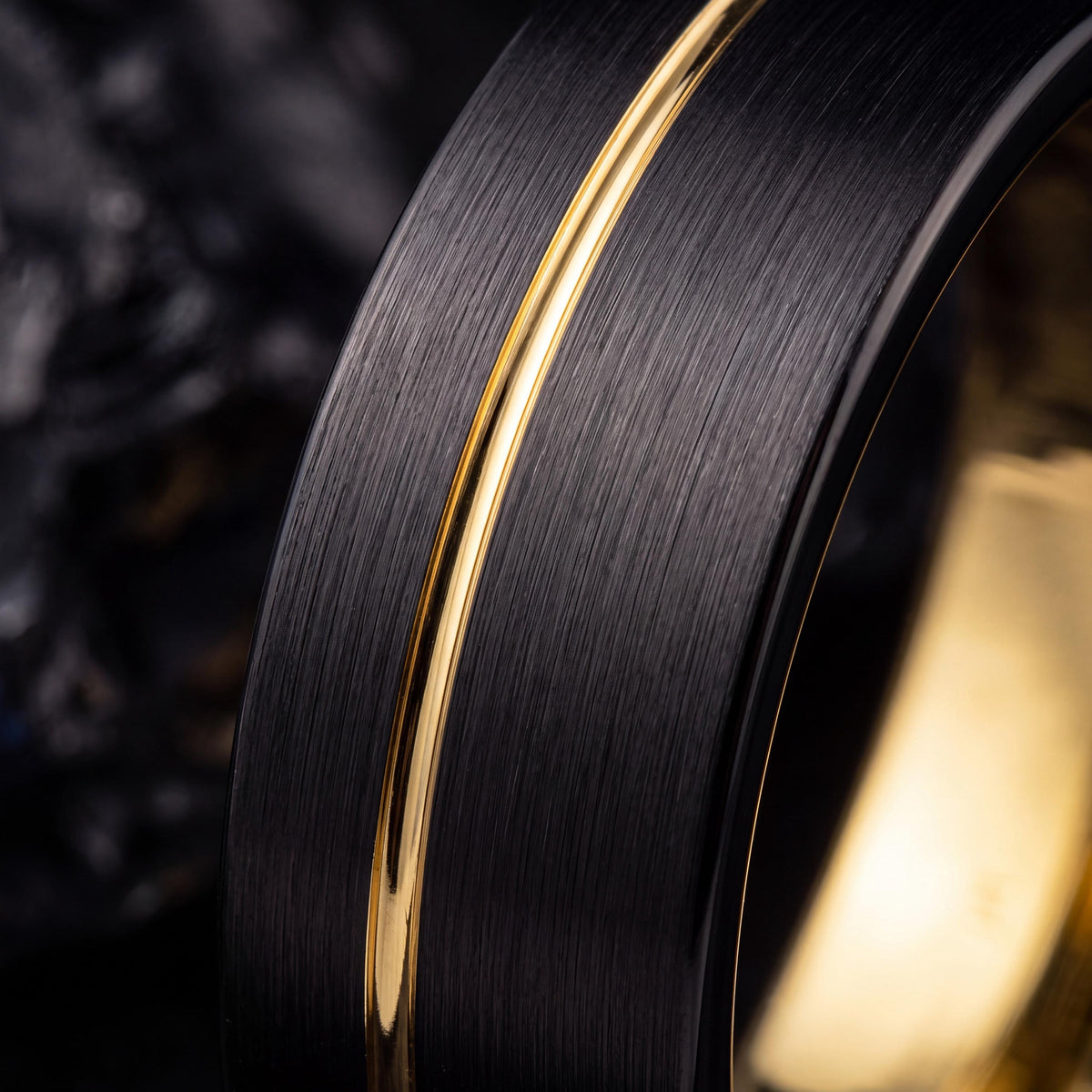 Wedding Bands,Mens Wedding Band Tungsten,Couples Wedding Bands,Wedding Band Tungsten Carbide,Chunky Abstract Gold Rings,Black Wedding Band,8