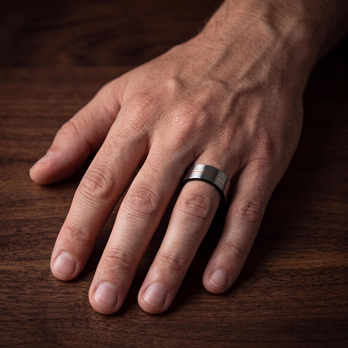 Mens Wedding Band Tungsten,Wedding Engagement Rings,Male Wedding Ring,Black Rose,Silver Promise Ring Men,Rose Wedding Band,Metallic Black,10