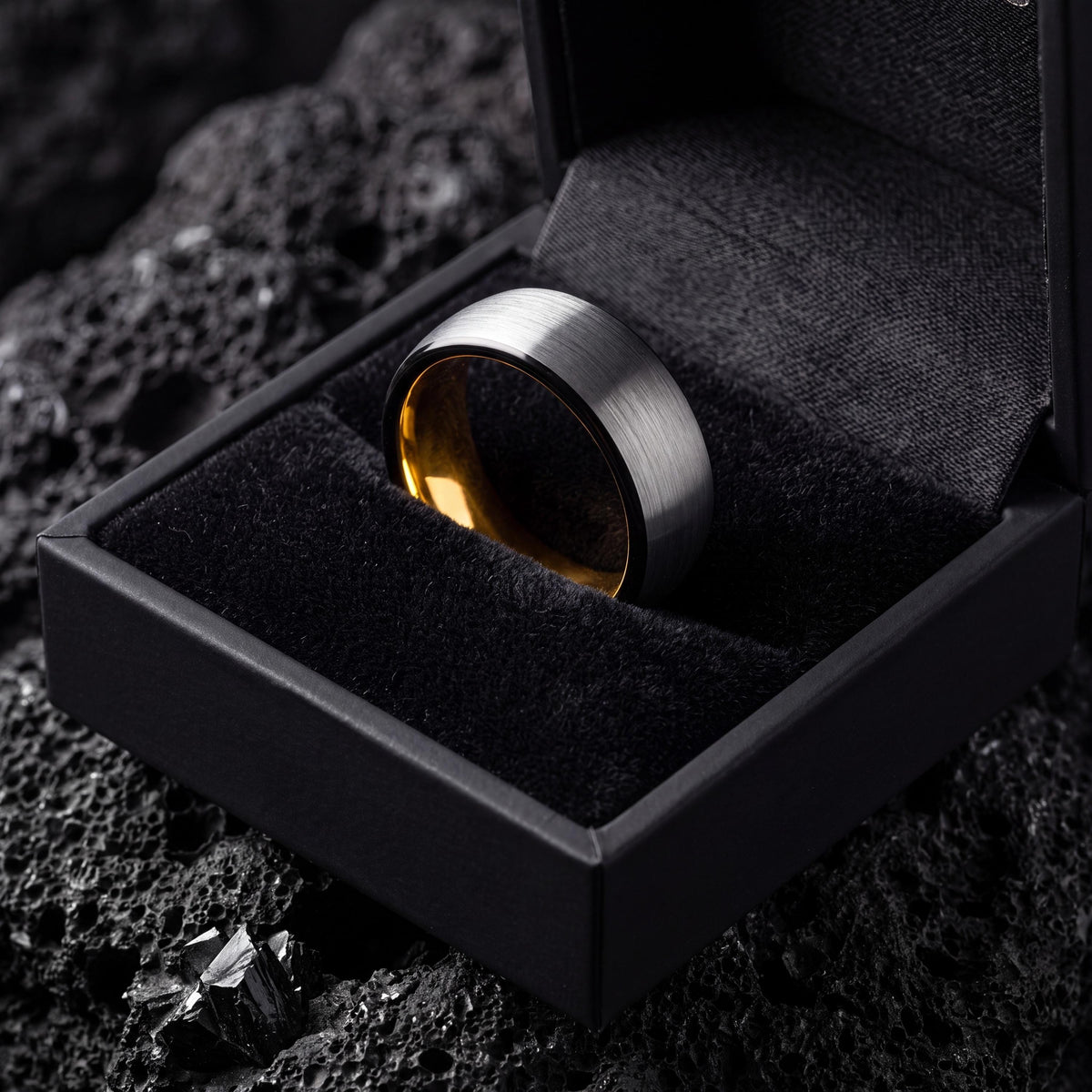 Mens Wedding Band Tungsten,Wedding Band Set His And Hers,Wedding Bands Minimalist,Gold Rings Size 7,Mens Hammered Silver Rings,Black Wedding