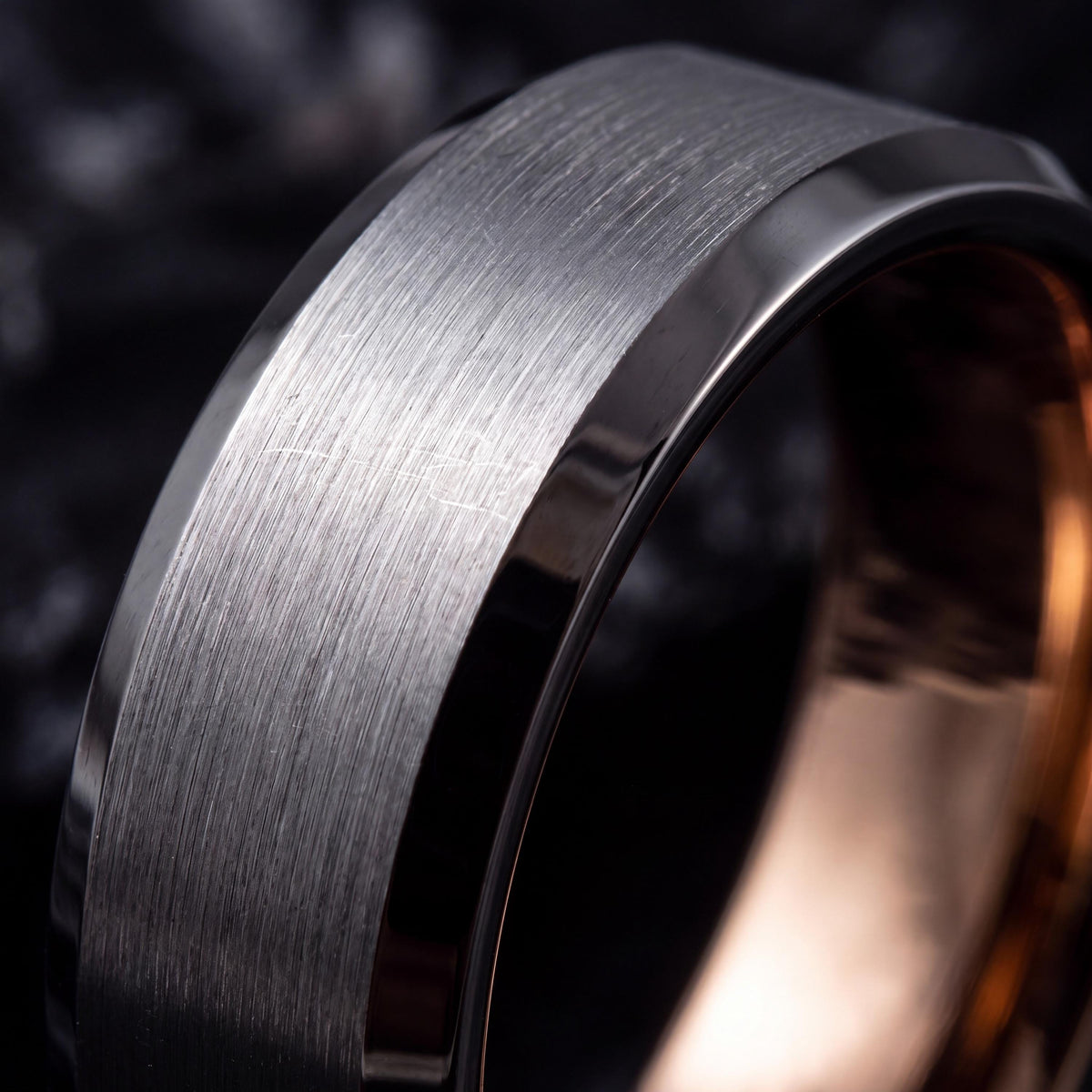 Mens Tungsten Wedding Band,Matching Wedding Bands,25Th Wedding Anniversary Ring,Gunmetal,Minimalist Silver Ring,Rose Gold Engagement Ring,10