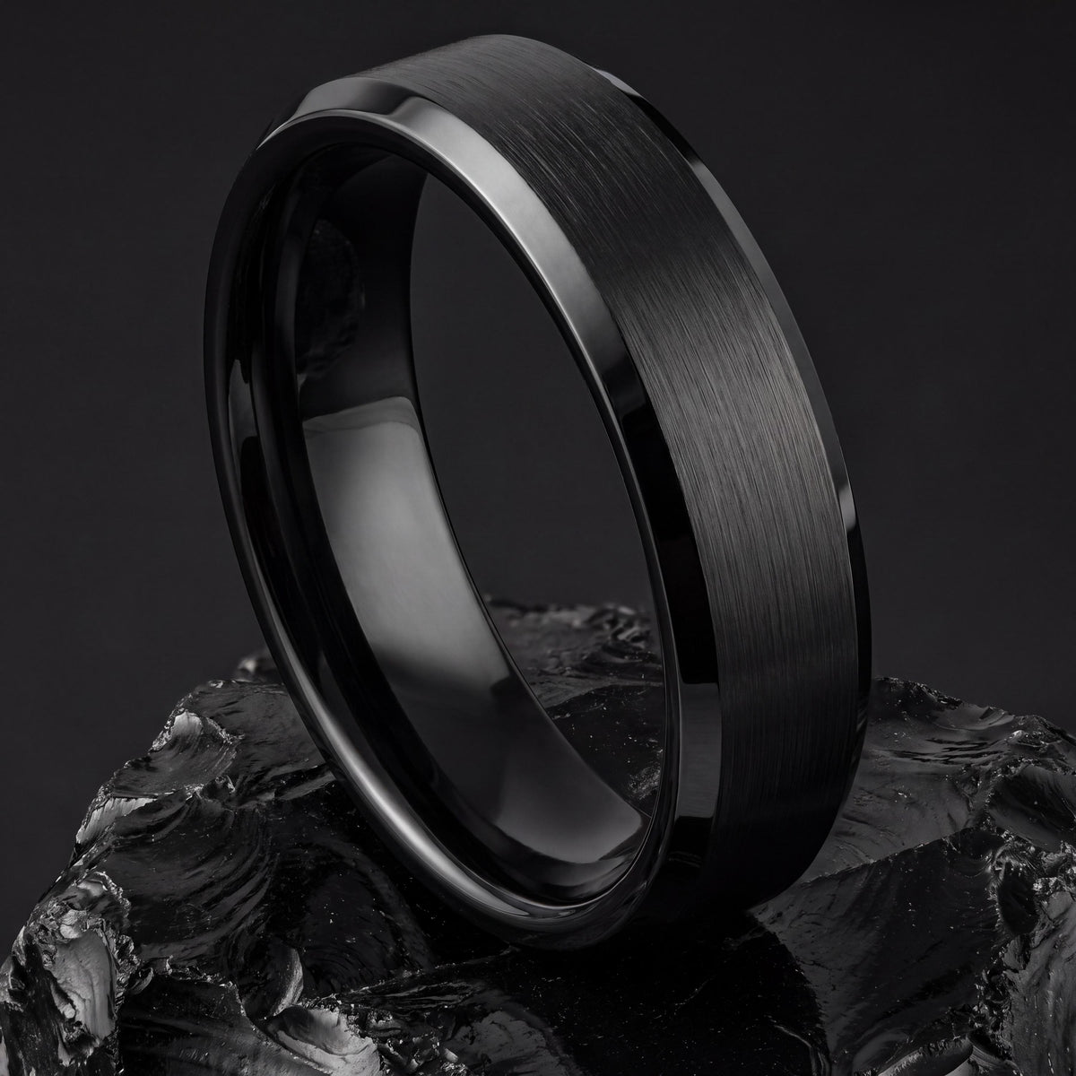 Wedding Band,Mens Wedding Band Tungsten,Wedding Band Set His And Hers,Wedding Bands Set His And Hers,Black Jewelry,For,Gifts,Anniversary,Her