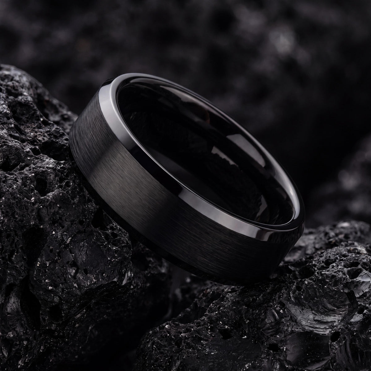 Wedding Band,Mens Wedding Band Tungsten,Wedding Band Set His And Hers,Wedding Bands Set His And Hers,Black Jewelry,For,Gifts,Anniversary,Her