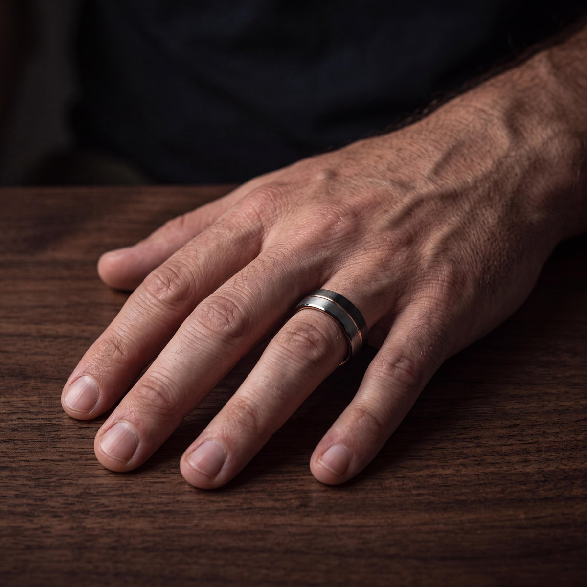 Mens Wedding Band,Mens Tungsten Wedding Band,Men Wedding Ring,Wedding Ring Set His And Her,Gunmetal,Silver Rings,Rose Gold Engagement Ring,1