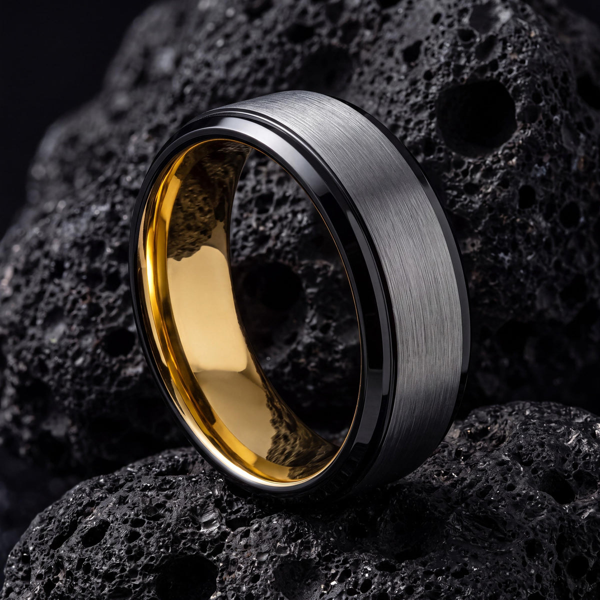 Mens Wedding Band,Tungsten Wedding Band,Matching Wedding Bands,Unisex Wedding Ring,Real Gold,Mens Hammered Silver Rings,Black Rings Women,10