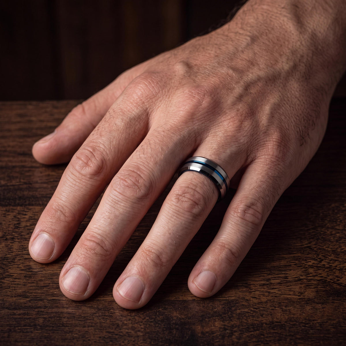 Wedding Ring,Mens Wedding Band Tungsten,Matching Wedding Bands,Curved Wedding Bands,Gunmetal Men Wedding Band,Men Ring Silver,Mens Blue Ring