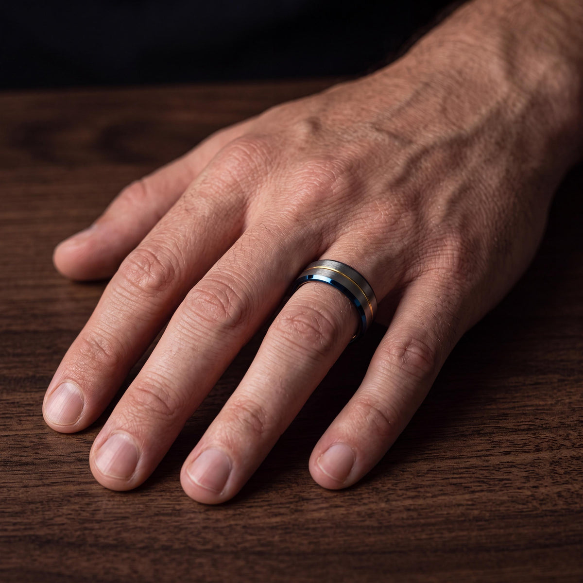 Mens Tungsten Wedding Band,Unique Wedding Rings,His And Hers Wedding Rings,Plan Wedding Bands Women Gold,Silver Rings Set,Mens Rings Blue,10
