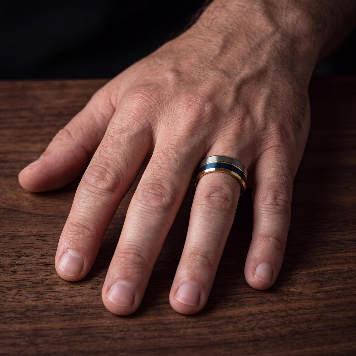 Wedding Band,Mens Wedding Band Tungsten,Mens Wedding Rings,Wedding Ring Set Women,Engraved Gold Ring,Thin Silver Wedding Band,Mens Blue Ring
