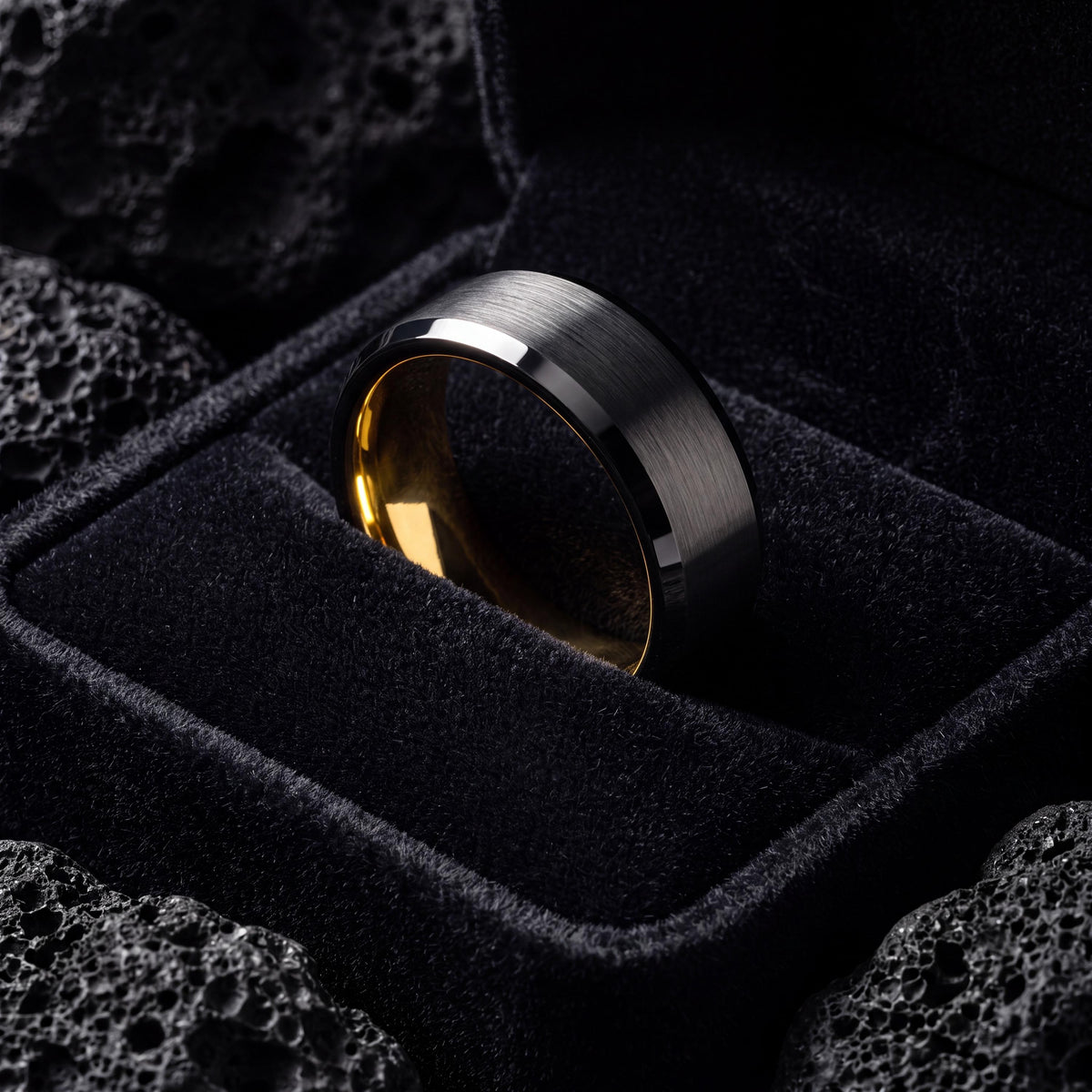Tungsten Wedding Band,Mens Tungsten Wedding Band,Wedding Rings,Couples Wedding Rings,Male Wedding Band Gunmetal 8mm,Thin Gold Wedding Band,8