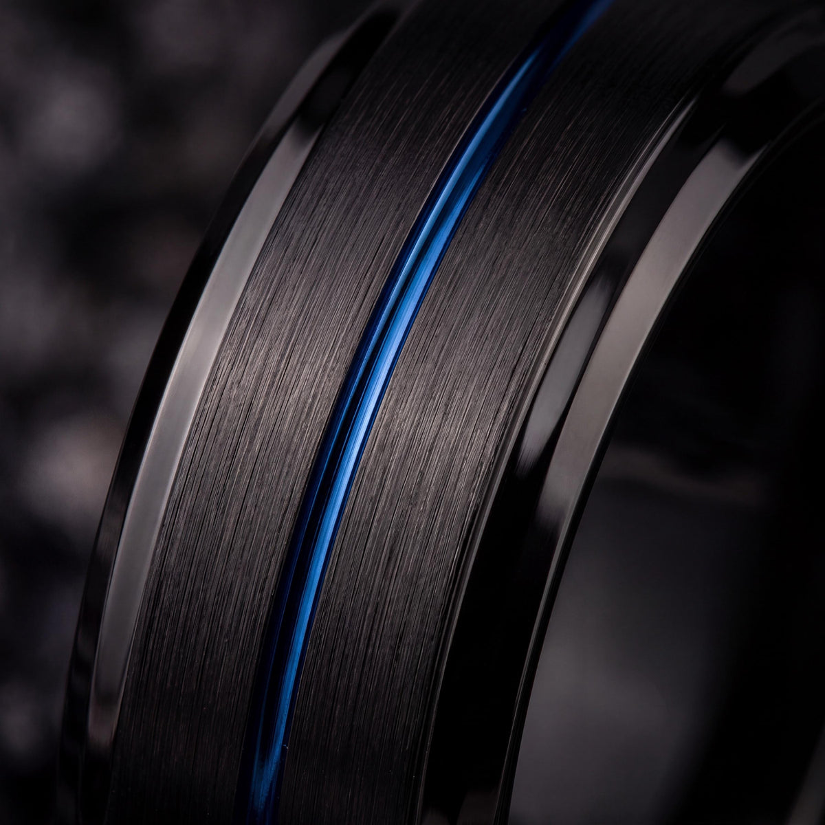 Tungsten Wedding Band,Mens Tungsten Wedding Band,Wedding Rings Women,Womens Comfort Fit Wedding Band,Black Wedding Ring,Dusty Blue Wedding,8