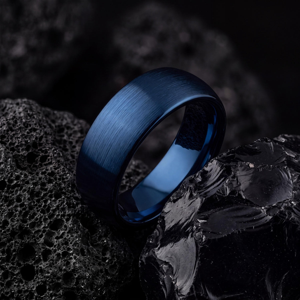 Tungsten Wedding Band,Mens Wedding Band Tungsten,Matching Wedding Bands His and Hers,Two Tone Wedding Band Set,Thin Blue Line,For,Gifts,Year