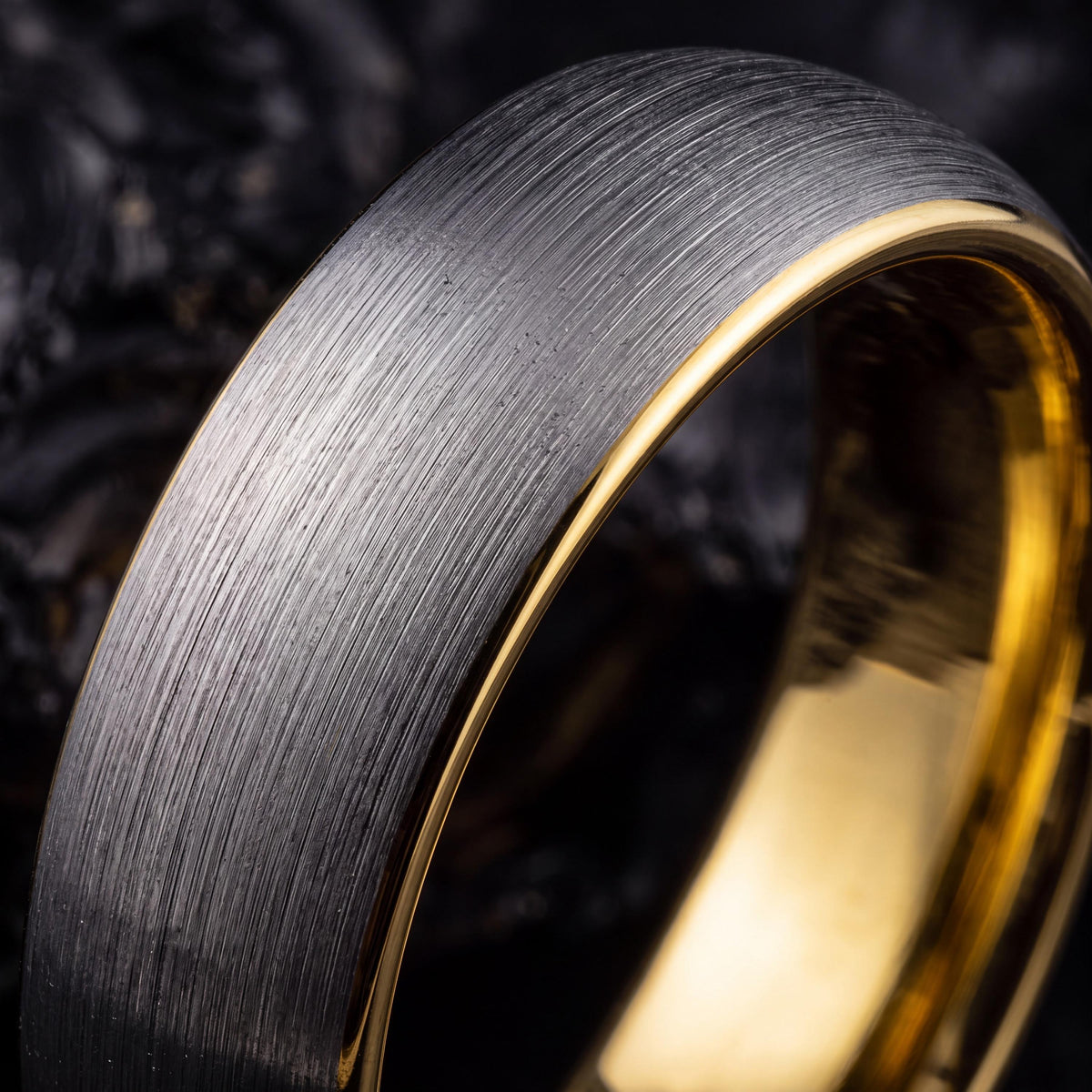 Silver Wedding Band For Women, Gold Tungsten Rings For Men, Personalized Gifts For Dad, Christmas Gifts For Him, 1 Year Anniversary Gifts