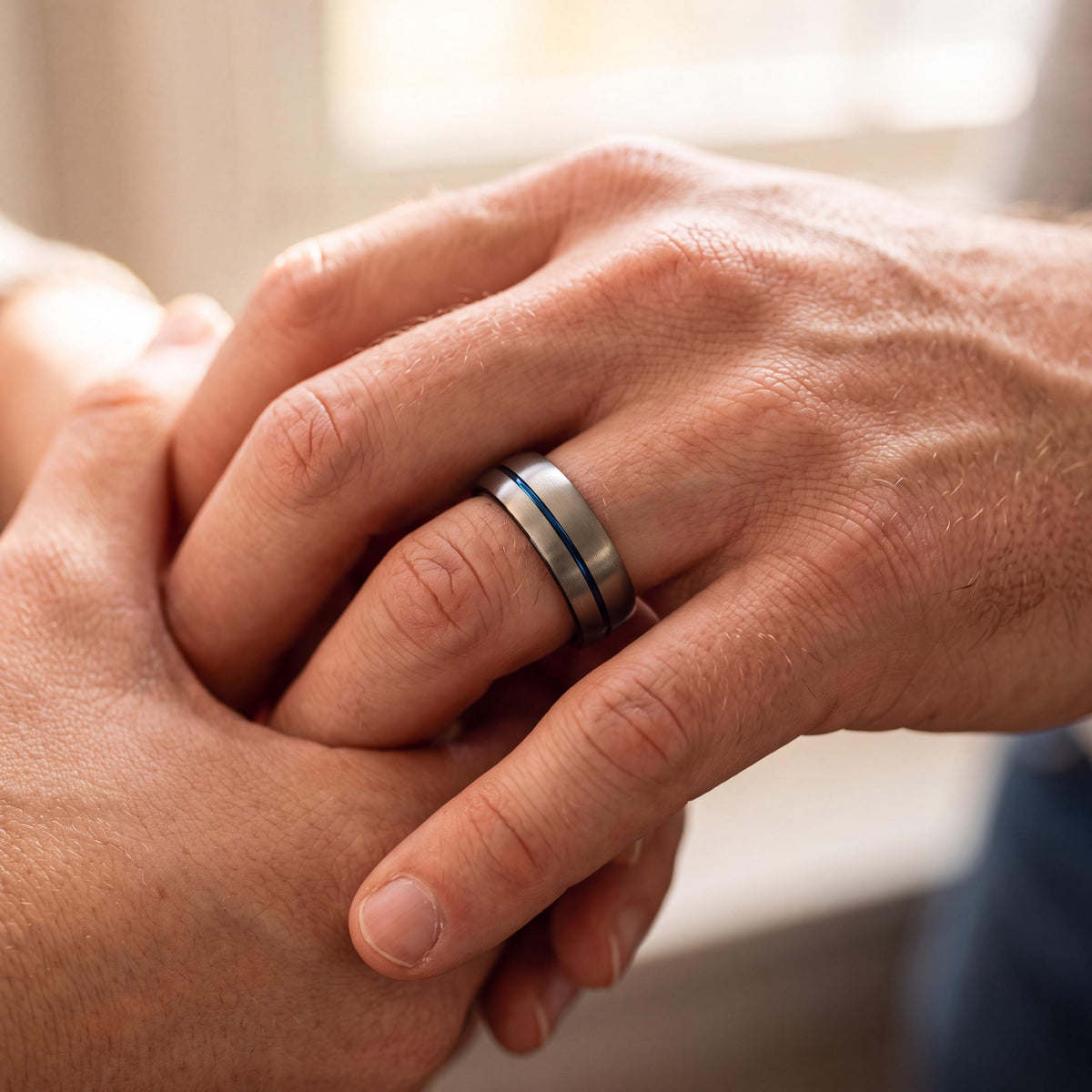 Wedding Bands,Mens Tungsten Wedding Band,His and Hers Wedding Bands,Personalized Wedding,Silver Band,Black Wedding Ring,Blue Wedding Ring,10