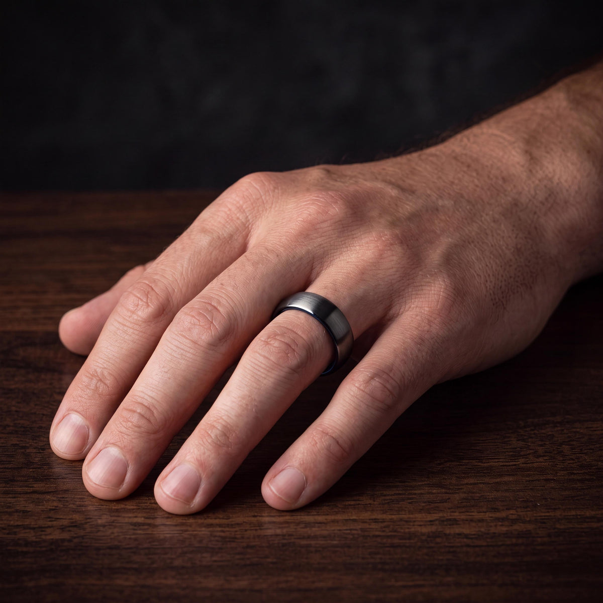 Tungsten Wedding Band,Tungsten Wedding Band,Wedding Wedding Bands,Wide Wedding Bands Women,Male Wedding Band Gunmetal 6mm,Mens Rings Blue,10
