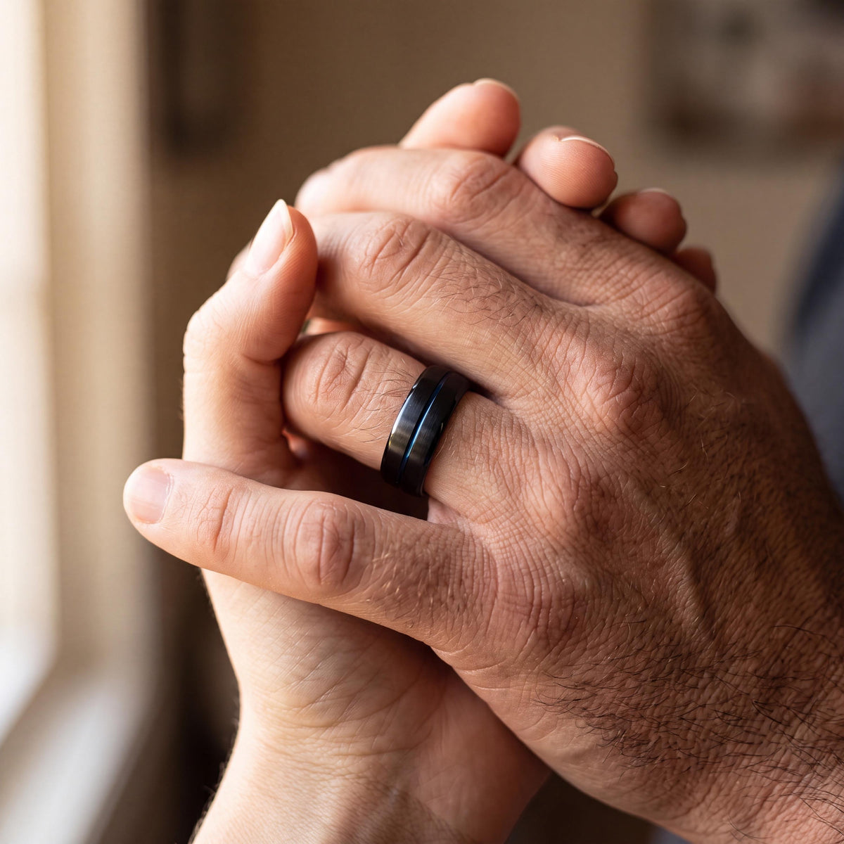 Tungsten Wedding Band,Mens Wedding Band Tungsten,Unique Wedding Bands,Wedding Bands Women Curved,Black Wedding Band Women,Mens Rings Blue,10