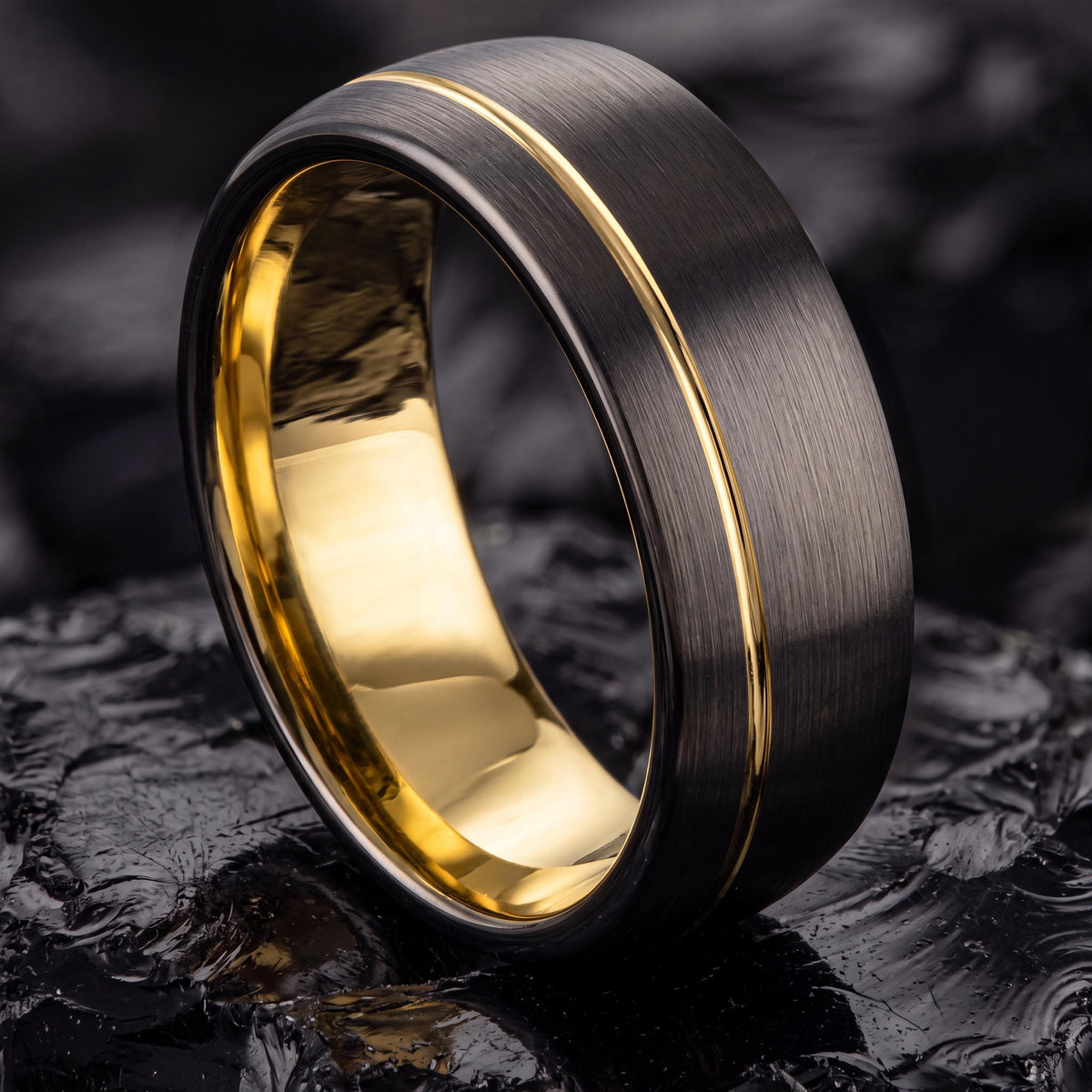 Wedding Bands,Tungsten Wedding Band,Wedding Engagement Rings,Wedding Rings Women Unique,Gunmetal Men Wedding Band,Enhancer Gold Wedding Band