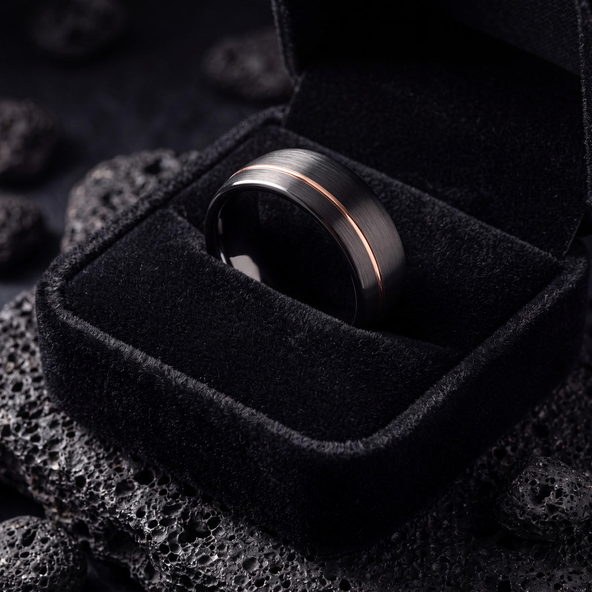 Wedding Band,Tungsten Wedding Band,Womens Wedding Bands,Wedding Bands Women Curved,Gunmetal Men Wedding Band,Rose Wedding Band,For,Gifts,Her
