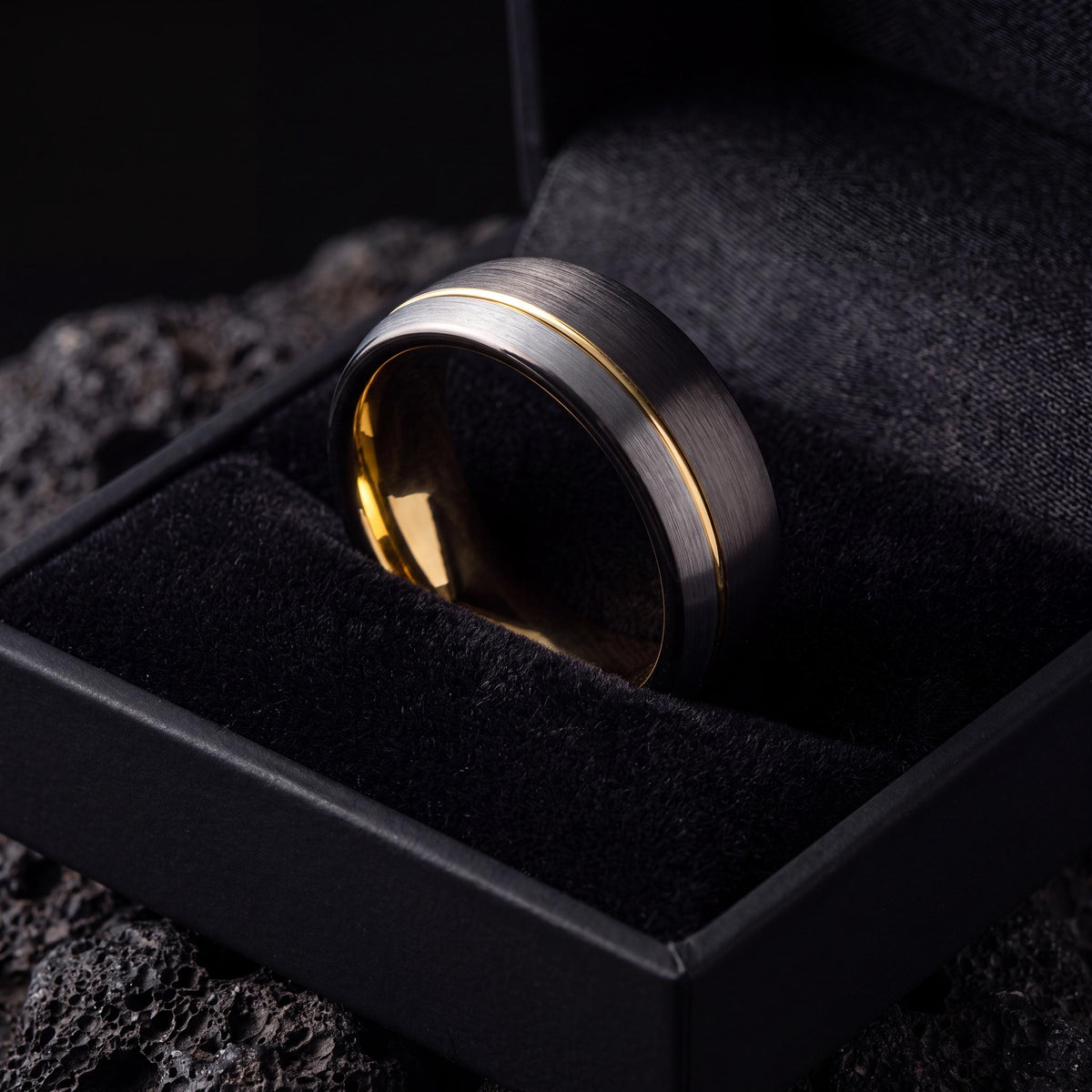 Tungsten Wedding Band,Mens Tungsten Wedding Band,Wedding Rings,6Mm Wedding Band,Male Wedding Band Gunmetal 6mm,Frienship Gold Rings,Silver,8