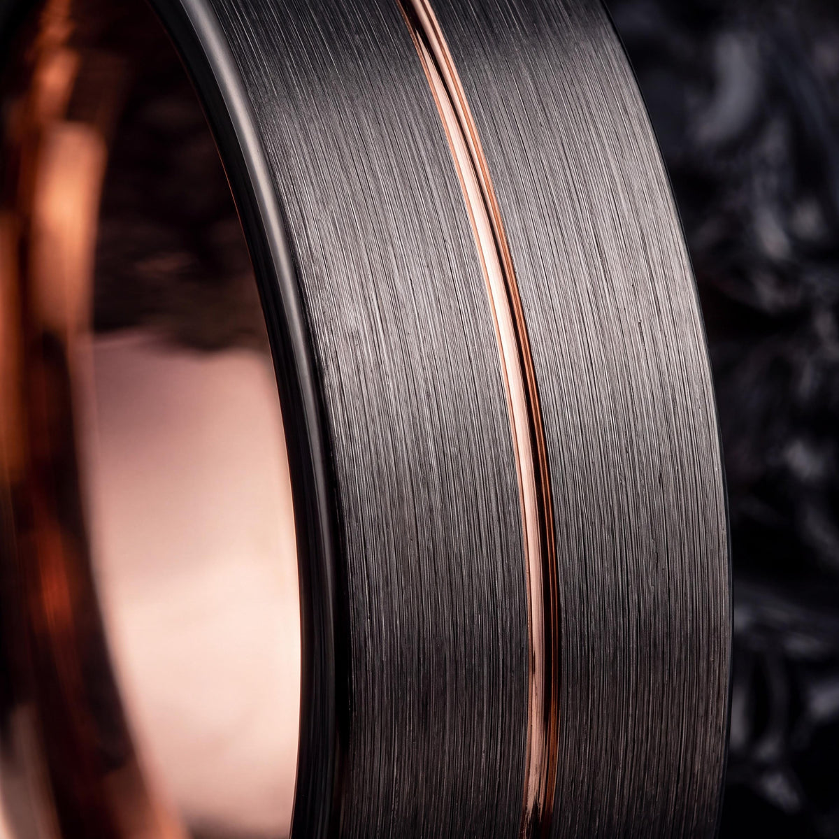 Wedding Band,Mens Tungsten Wedding Band,Wedding Bands Women,Male Wedding Band,Male Wedding Band Gunmetal 6mm,Female Rose Gold Wedding Band,8