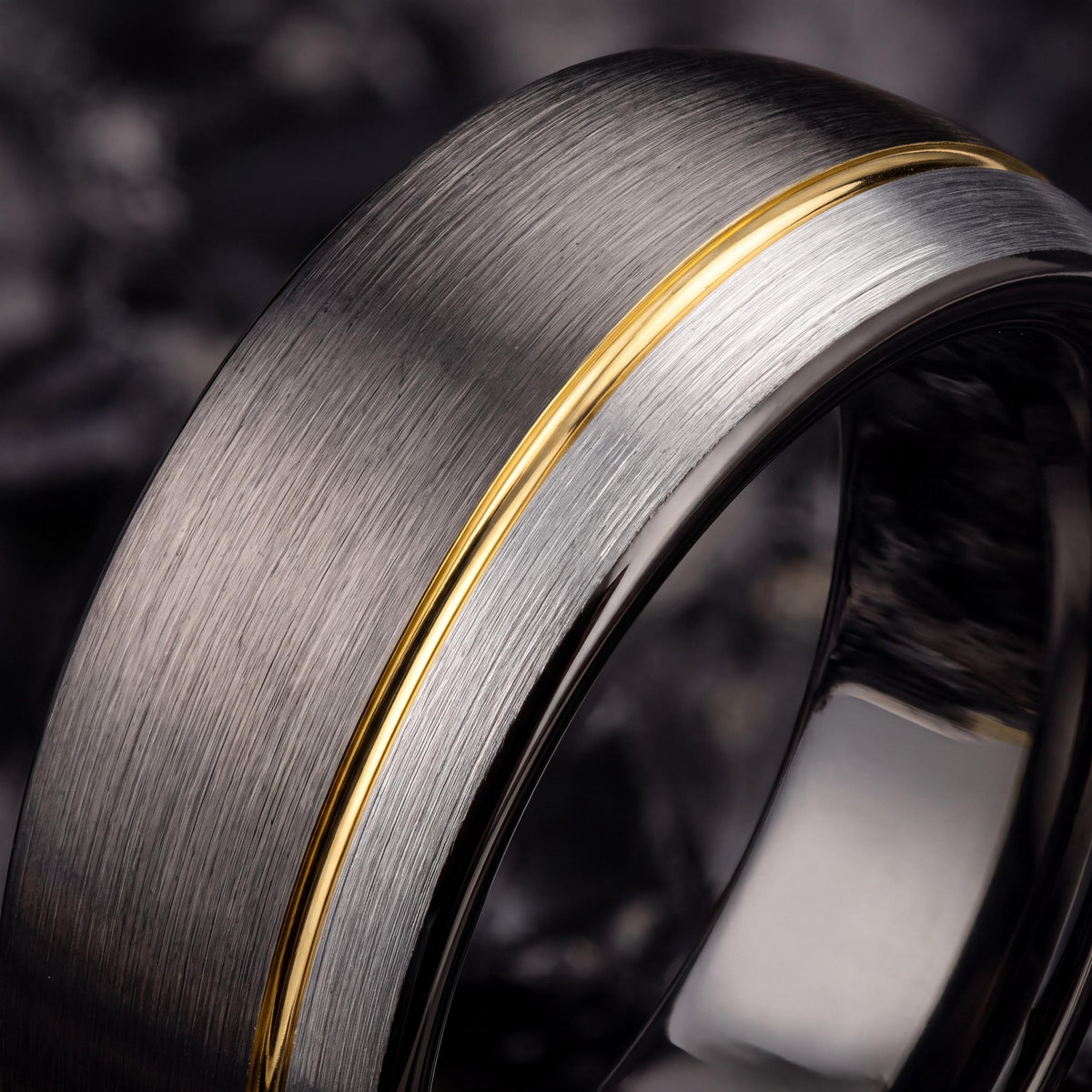 Tungsten Wedding Band,Mens Wedding Bands,Wedding Ring Set His and Hers Unique,Gunmetal Men Wedding Band,Gold Jewlery,Silver Handmade Ring,10