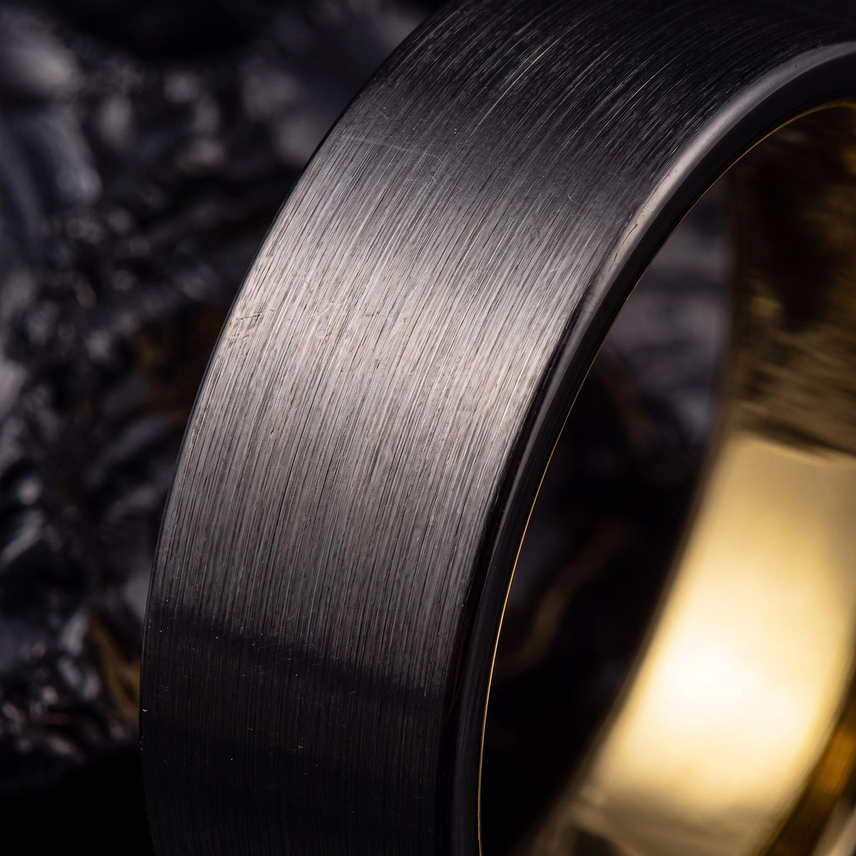 Wedding Bands,Mens Wedding Band Tungsten,Wedding Band Set His and Hers,Wedding Band Tungsten Carbide,Gunmetal Men Wedding Band,Gold Band 18K