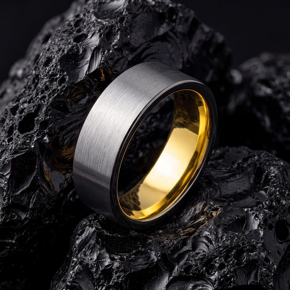 Wedding Ring,Tungsten Wedding Band,Men Wedding Ring,Wedding Ring Set Women,Gunmetal Men Wedding Band,Mens Jewelry Gold,Initial Ring Silver,8