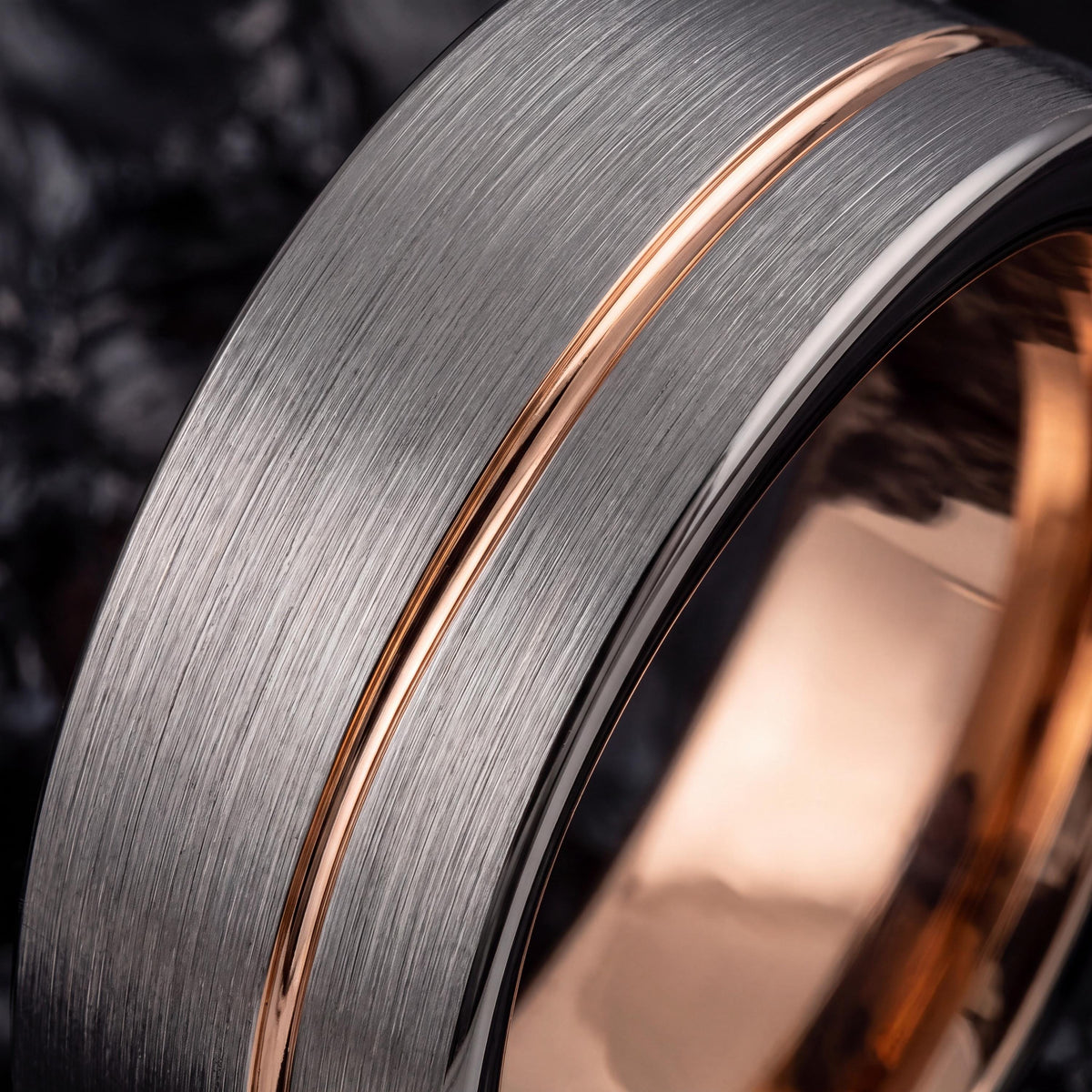 Wedding Band,Tungsten Wedding Band,Mens Wedding Bands,Womens Wedding Ring,Male Wedding Band Gunmetal 4Mm,Bold Silver Ring,Rose Gold Rings,10