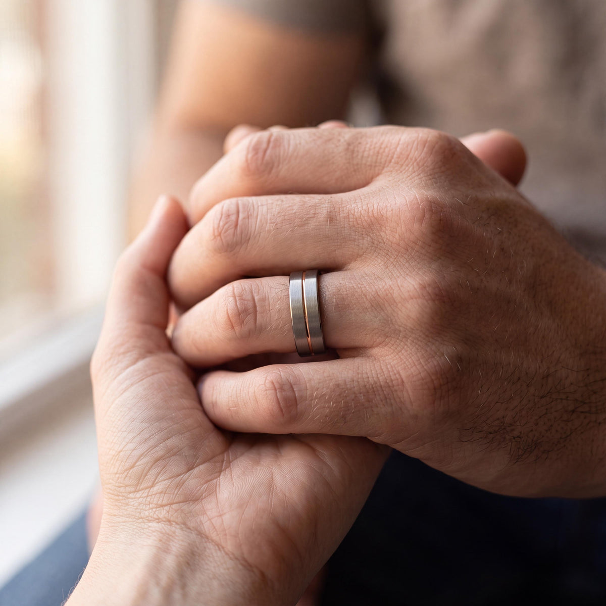Wedding Band,Tungsten Wedding Band,Mens Wedding Bands,Womens Wedding Ring,Male Wedding Band Gunmetal 4Mm,Bold Silver Ring,Rose Gold Rings,10
