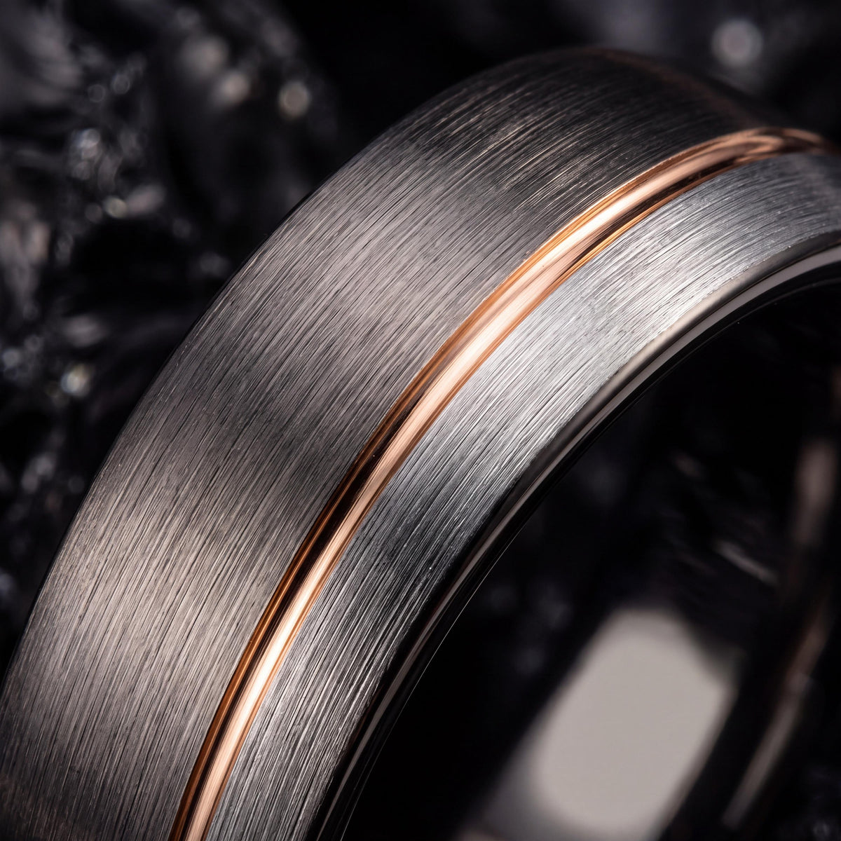 Tungsten Wedding Band,Unique Mens Wedding Band,Personalised Wedding,Male Wedding Band Gunmetal 6mm,Silver Dome Ring,Wedding Ring Rose Gold,8
