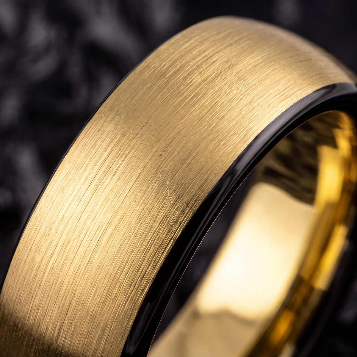 Wedding Band,Tungsten Wedding Band,Matching Wedding Bands His And Hers,Unisex Wedding Ring,Mens Gold Wedding Band Size 11,Mens Rings Black,1