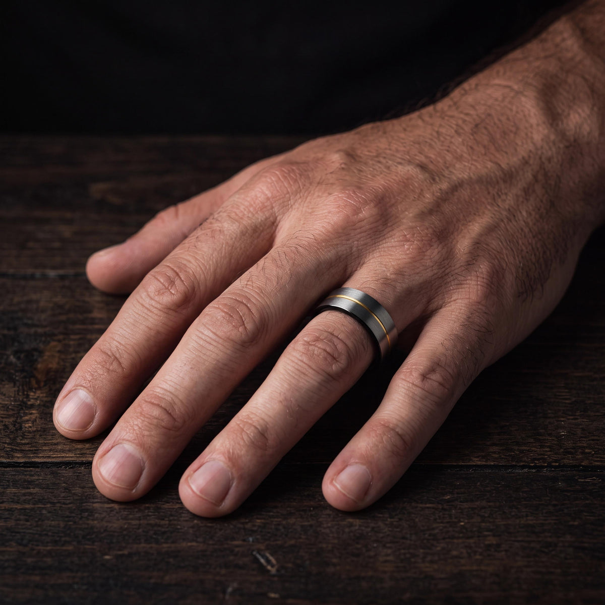 Wedding Bands,Mens Tungsten Wedding Band,His and Hers Wedding Bands,Weddingband,Hammered Gold Wedding Band Men,Rings Silver,Mens Rings Black