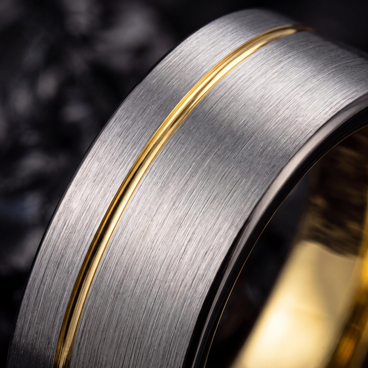 Mens Wedding Band Tungsten,Unique Mens Wedding Band,His and Her Wedding Bands,Gunmetal,Dainty Gold Rings 18K,Handmade Jewelry Rings Silver,8