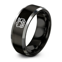 swatch color sample for Coal Tender ring style 11