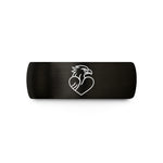 personalized couple anniversary present – black & rose gold tungsten philippines heart wedding band