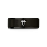 unique presents for couples – black tungsten rivet wedding band
