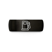 anniversary presents for couple – black tungsten gas pump wedding band