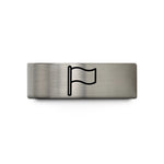 custom bands for couples – blue & grey tungsten blue flag wedding band